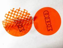 Void square hidden message Tamper Evident Labels