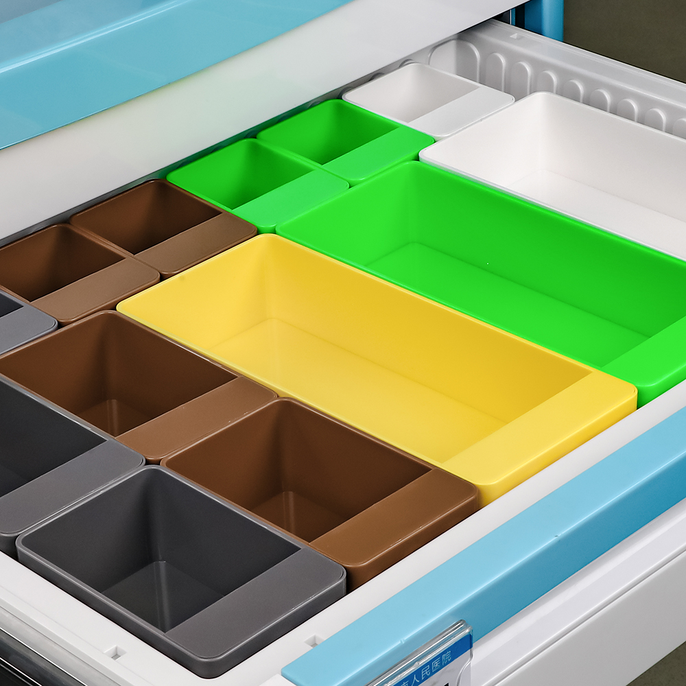 caixas de armazenamento codificadas por cores color coded storage bins