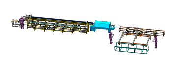 Aluminum Automatic Material Film Bagging Packaging Line