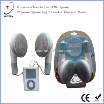 2015 promotion gift 2.0 earbud design speaker 2W*2 amplifier speaker