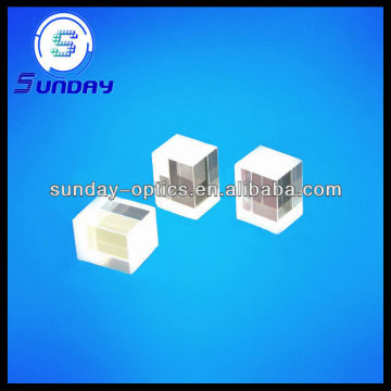 Optical glass beam splitter cubes