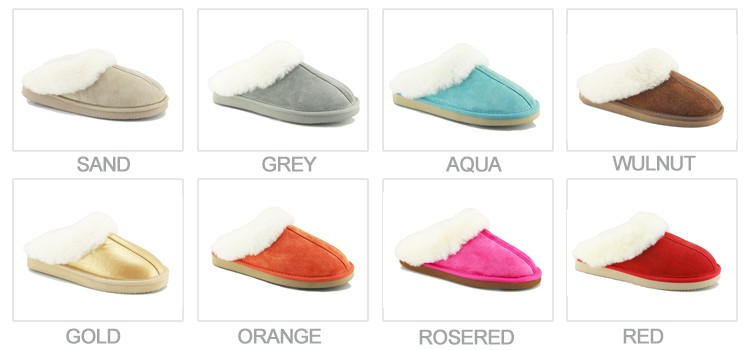 Women S Sheepskin Winter Scuff Slippers Women S Sheepskin Winter Scuff Slippers
