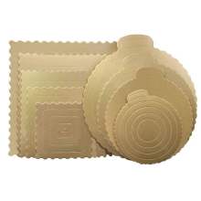 Low Price 4-12 Inch Gold/Silver Cake Bases Boards Round Trays