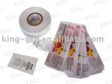 Non-Fluorescence polyester satin label fabric