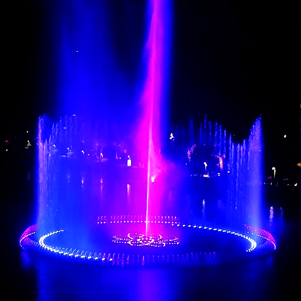grande recurso de água redondo large round water feature