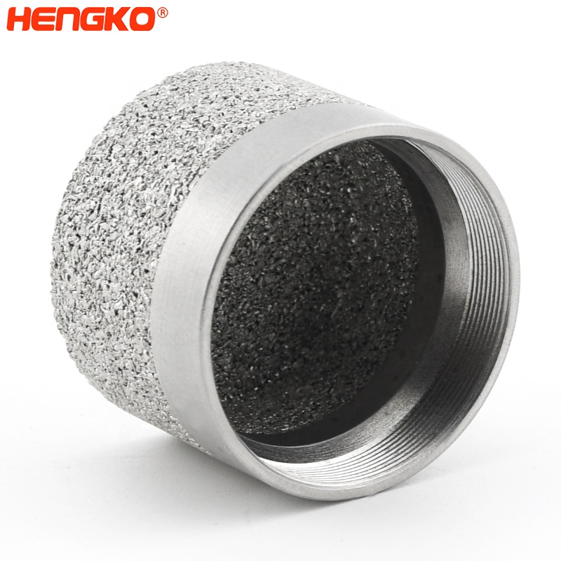 HENGKO 316 316L sintered stainless steel powder sintered filter tube powder sintered cartridge filter