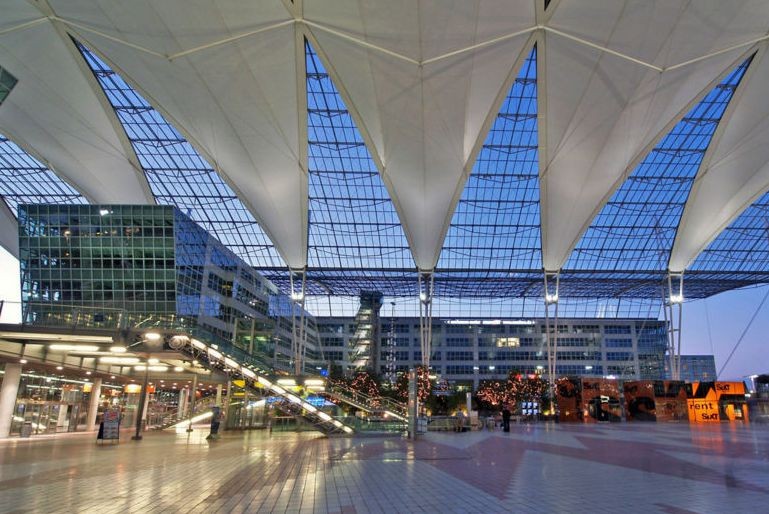 Prefabricated Space Frame Structure Bolt-ball Jointed Airport Terminal