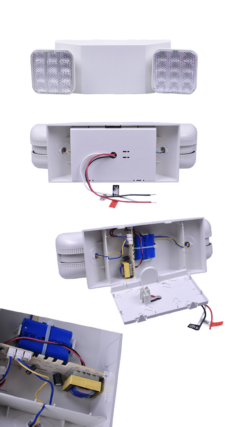 Luce di emergenza ricaricabile ricaricabile a LED universale di alta qualità UL elencato JLEU9