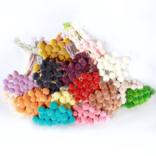 Dry Flower Golden Billy Button Flowers for Wedding Decoration