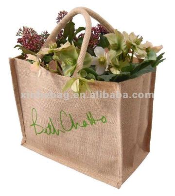 Laminated jute supermarket bag