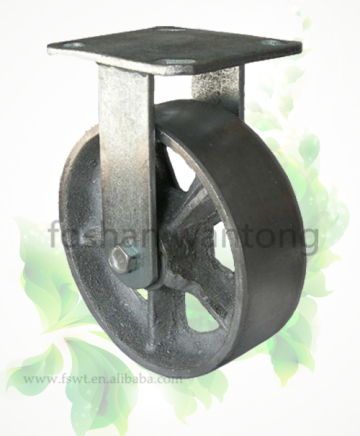 Top Plate Heavy duty Cast Iron 150mm Industrial Caster