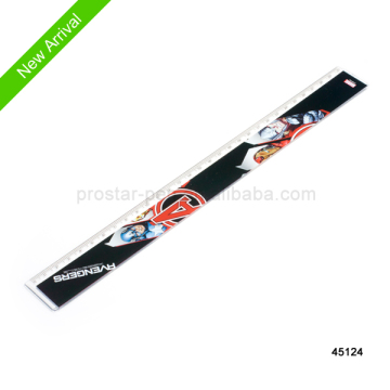 branding transparent ruler plastic advertising ruler 30cm ruler