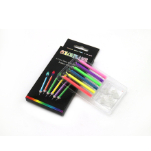 Color changing fireworks candle