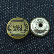 vintage antoque old brass new jeans move buttons for denim