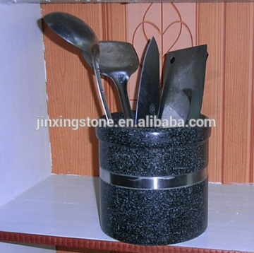 utensil crock /Kitchen Utensil Tool Caddy/utensil Holder/Crock Spatula/Knife/marble stone utensil holder
