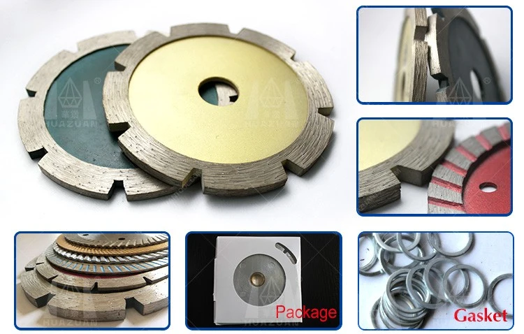 150mm Diamond Saw blade Turbo Design Sintered Saw Blade for Stone Cutiing