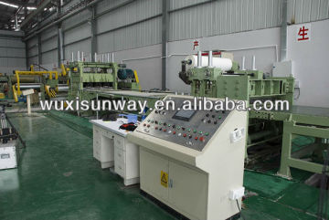 Hot rolled steel coil cut to length line