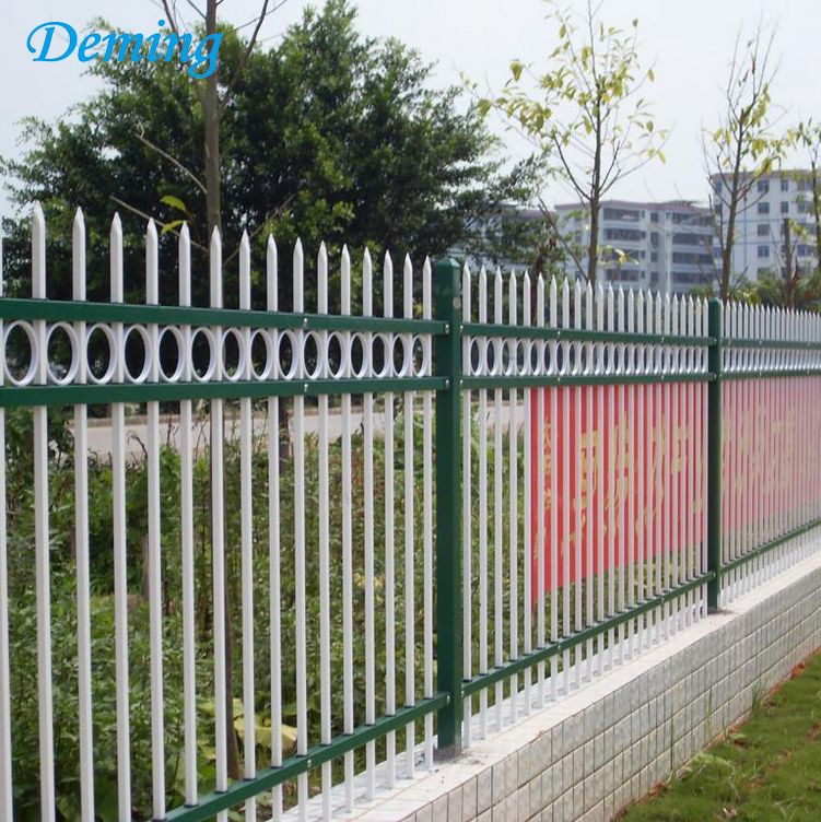 Outdoor Galvanized then Powder Coated Temporary Picket Fence