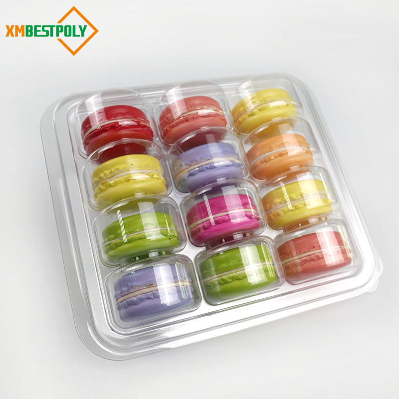 35 Macaron Plastic Blister pack macaron plastic clamshell macaron container box