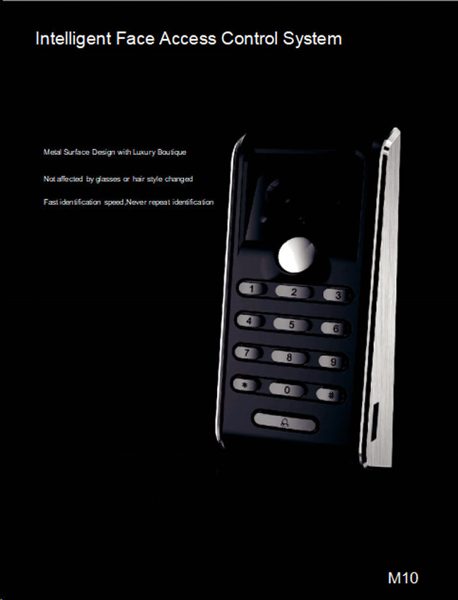 EVDM10 Intelligent Face Access Control System