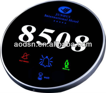 Hotel touch panel doorbell switch crystal glass panel