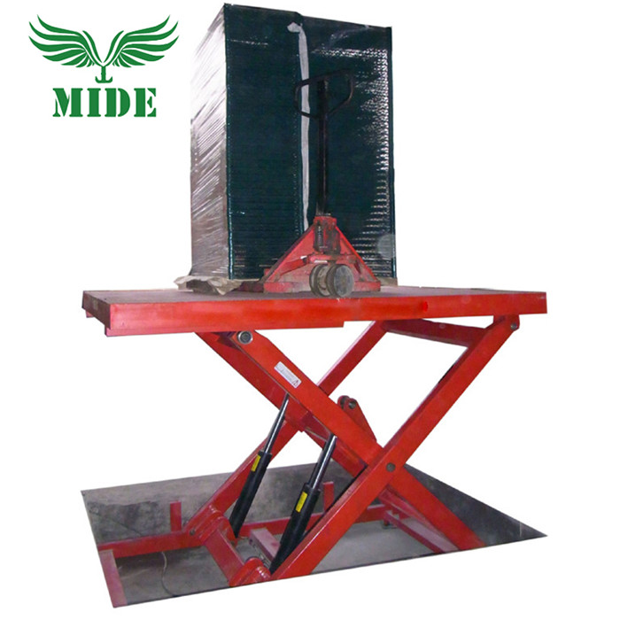 8m hydraulic outdoor cargo elevator lift