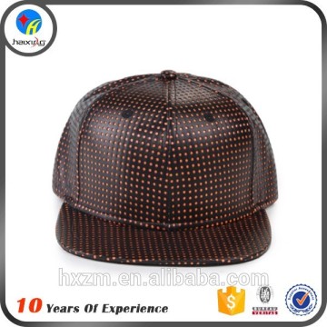 Haixing custom leather snapbacks