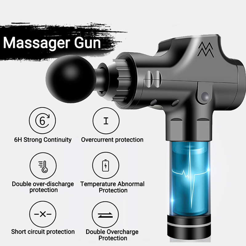 Electric massage gun muscle deep relaxation high frequency vibration impact fascia gun fitness