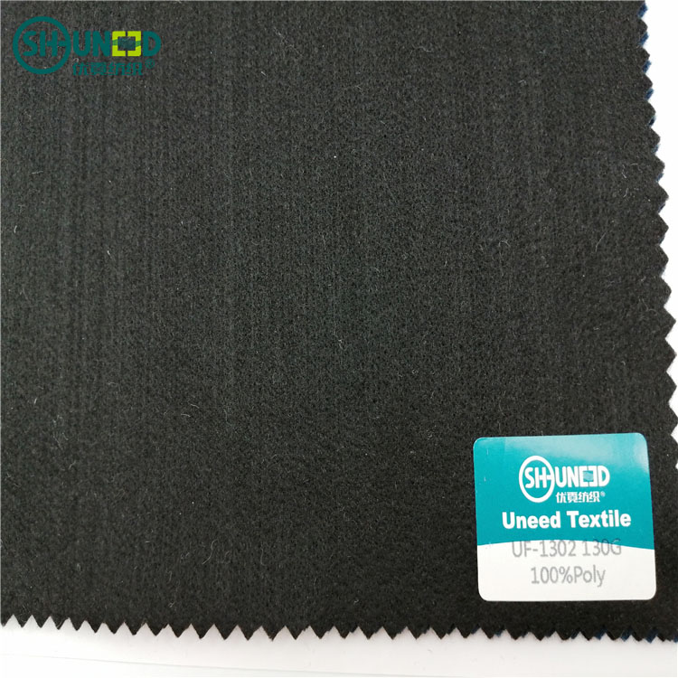 Good Shaping Needle Punch Nonwoven Fabric Under Collar Felt for High Coat Collar