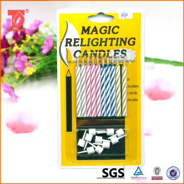 Magic relighting candle