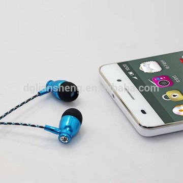 Blue metal stereo in ear gem headphone price