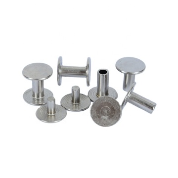 Stainless Steel Push Pin Double Sided Rivet Flat Head Photo Album Pin Rivets