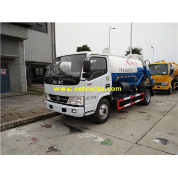JAC 130HP 5cbm camiones de succión de aguas residuales
