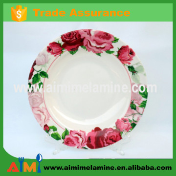 100%melamine plate melamine charger plate ,melamine dinnerware