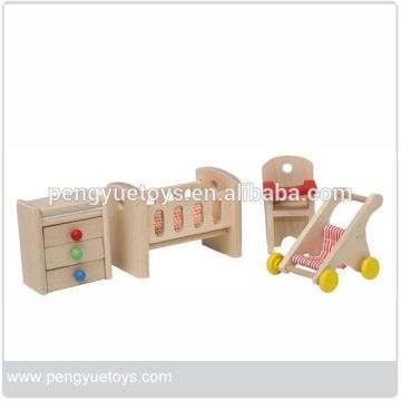 Kids Wooden Miniature Furniture Dollhouse