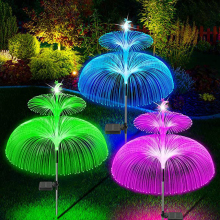 Solar-Powered Jellyfish Lawn Lights for Holiday Garden Decor