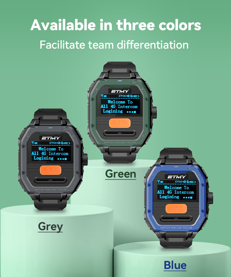POC watch CW1 4G POC CAT-1 ZELLO POC GLOBAL GPS Public Networkp Walkie Talkie TYPE-C watch