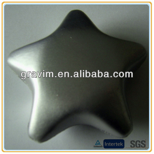 silvery star shape Anti-stress ball