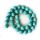 Perles rondes turquoise 12 mm