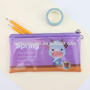 XG-3006 custom printed plastic pencil case clear plastic pencil case large pencil case