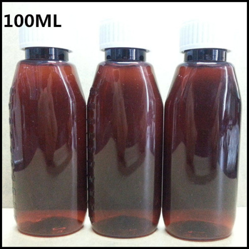 100ml PET Syrup Bottle / Tubular Plastic Vials / Medicine Vials Tubular Bottle