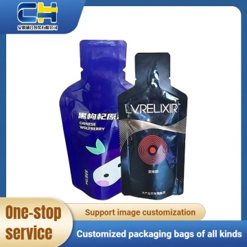 Custom Shaped Stand-Up Drink Bag Design