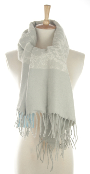 Ladies Fashionable Acrylic Pashmina Scarf With Lace Pattern