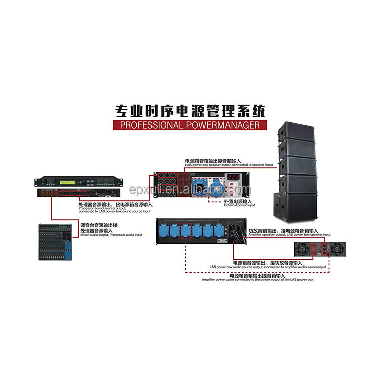 PS-D1300A Power Point 10 Channels Power Sequence Controller for Protecting Amplifier Speaker Mixer