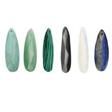 Камень кулон неправильный эллипс чакра шарм полудрагоценный камень для изготовления ювелирных изделий ожерелья