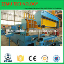 Transformer tank wall fin forming line