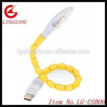 Keyboard Lamp Flexible Bright Mini 3 LED USB Light Computer Lamp for Notebook