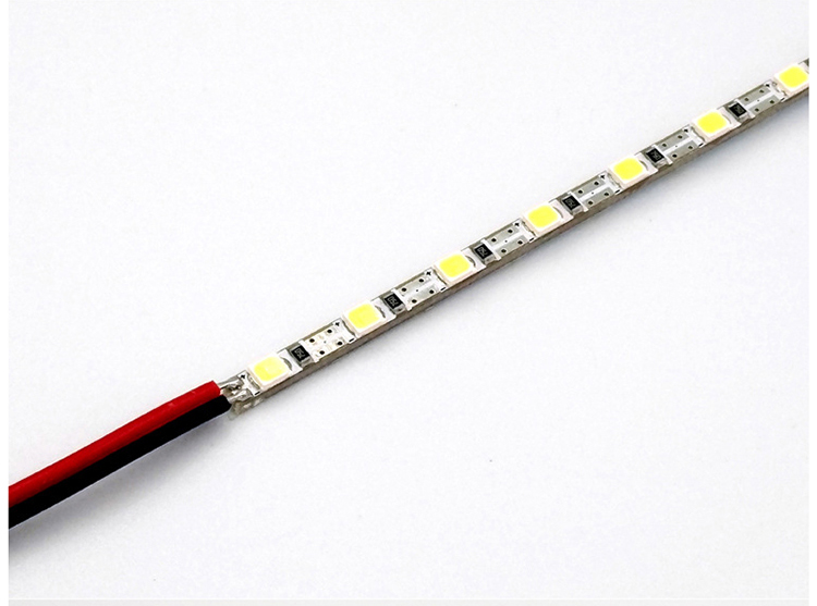 SOMPOM RGB 5V smd2835 3MM 48leds/m hard led strip Light ip20