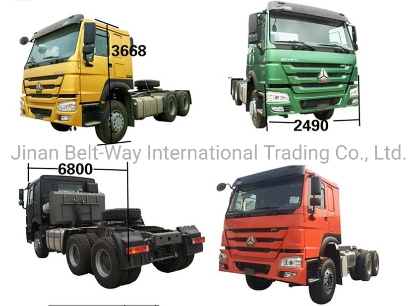 China Sinotruk HOWO Heavy Duty New and Used Tuck 10 Wheelers 4*2 6*4 8*4 371HP 375HP 420HP Euro 2 Tractor Truck Trailer Head Supplier
