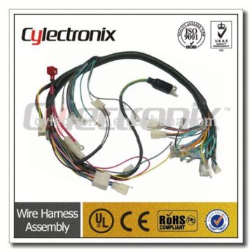 Customized automotive cable assembly and wire harness